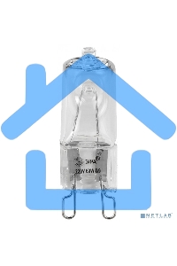 Лампа галогенная ЭРА G9-JCD-60-230V-Cl(100/1000/30000)