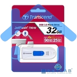 Флешка USB R/W Transcend USB Drive 32Gb JetFlash 790 TS32GJF790W USB 3.0