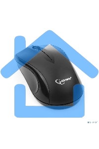 Мышь беспроводная Gembird MUSW-320 черный, 1000 dpi, радиоканал, USB, кнопки - 3