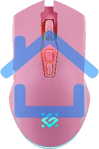 Мышь беспроводная Defender Pandora GM-502 розовый, 3200 dpi, радиоканал, USB, кнопки - 7