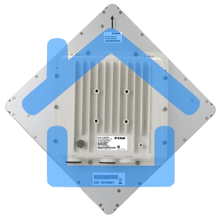 Сетевое оборудование D-Link DAP-3760 PROJ Внешняя беспроводная точка доступа / мост, до 40 км