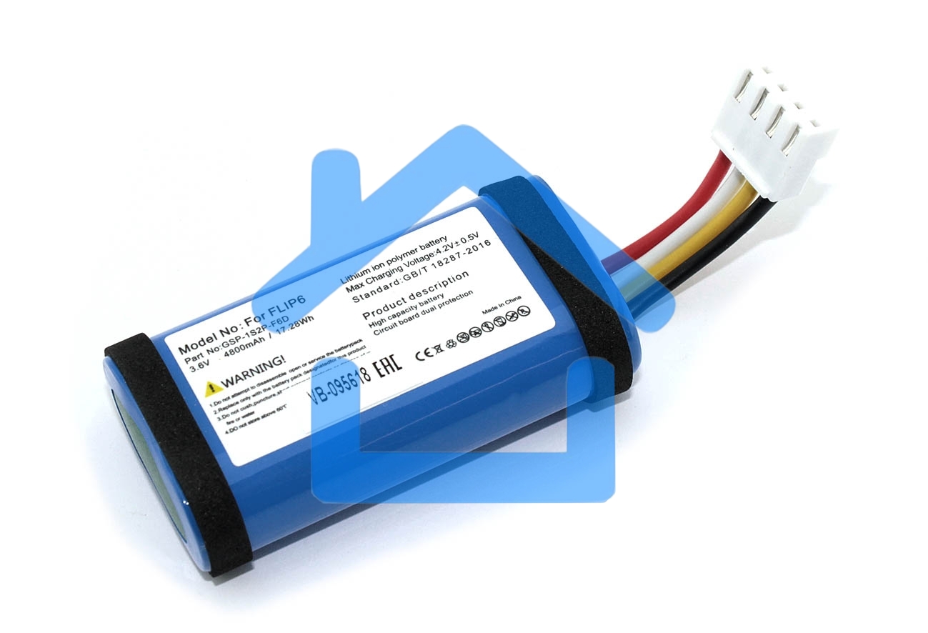 Аккумуляторная батарея для JBL Flip 6 3.7V 4800mAh OEM