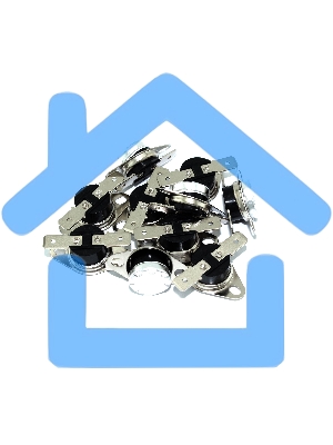 Термостат биметаллический KSD301 10А/80 С нормально разомкнутый 10 шт