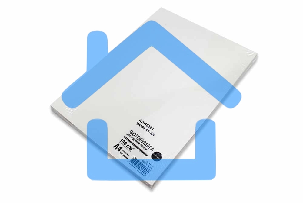 Фотобумага матовая односторонняя (NetProduct) A4 190 г/м 100л.