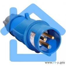 Вилка Iek PSN01-032-3 переносная ССИ-023 32А-6ч/200-250В 2Р + РЕ IP44 MAGNUM ИЭК