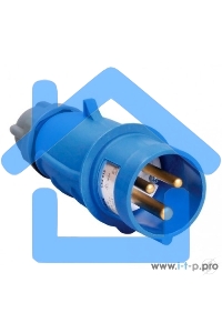Вилка Iek PSN01-032-3 переносная ССИ-023 32А-6ч/200-250В 2Р + РЕ IP44 MAGNUM ИЭК