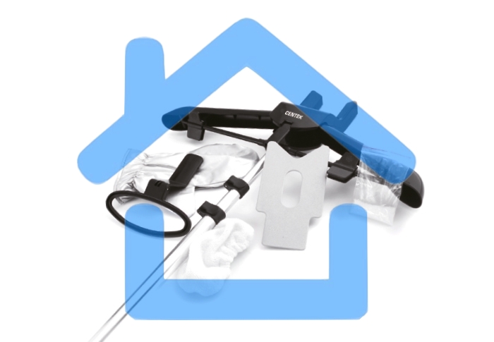 Отпариватель Centek CT-2370 черный/красный