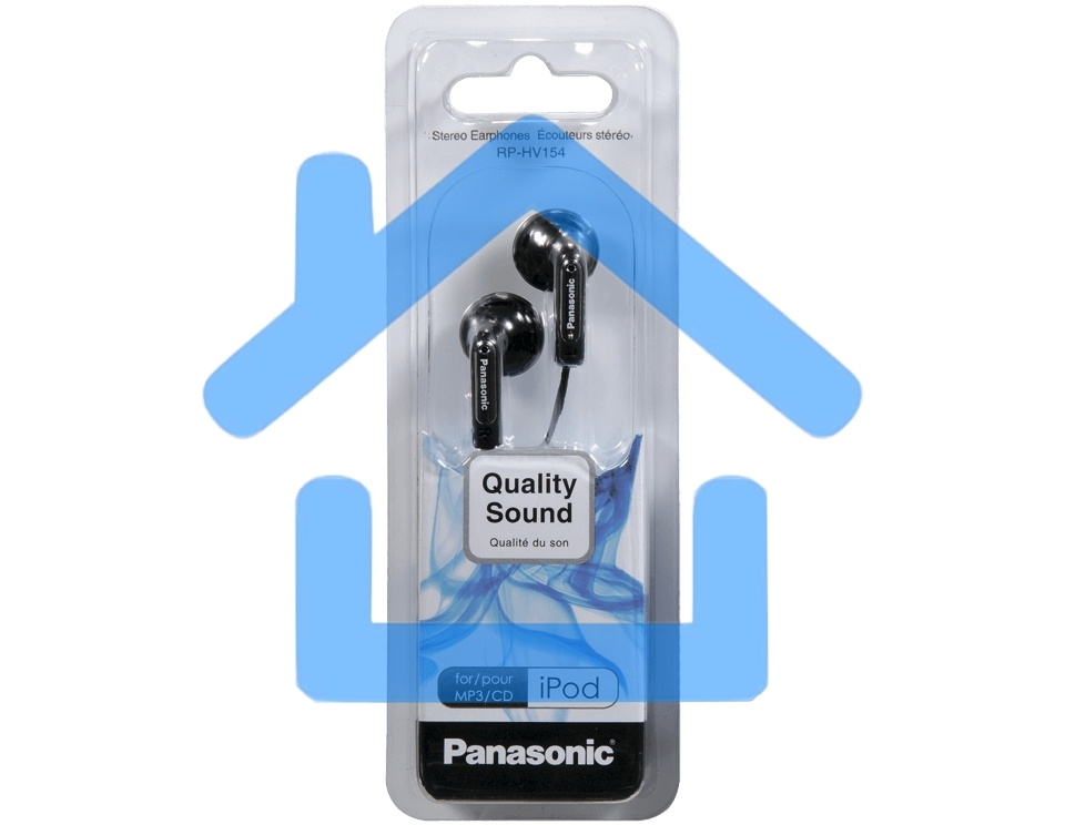 Наушники вкладыши Panasonic RP-HV094GU-K черный проводные (в ушной раковине)