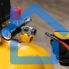 Шланг спиральный воздушный 8х12 мм, 18 бар, с быстросъемными соединениями, 10 м Stels