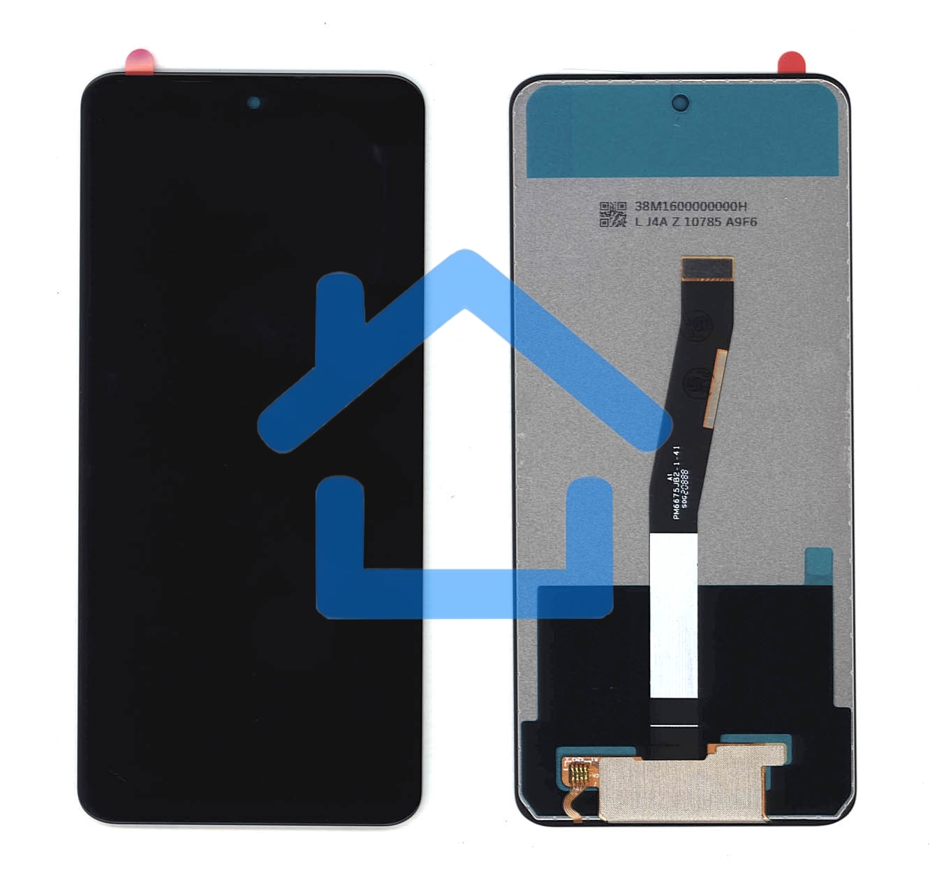 Дисплей для Xiaomi Redmi Note 9S, Redmi Note 9 Pro в сборе с тачскрином (copy) черный