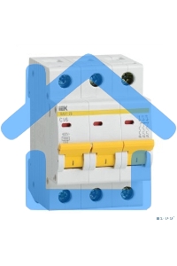 Выключатель автоматический модульный 3п C 25А 4.5кА ВА47-29 ИЭК MVA20-3-025-C