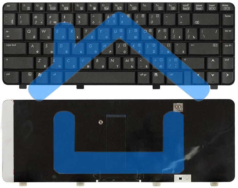 Клавиатура для ноутбука HP 500 510 520 черная