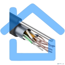 Кабель витая пара PROconnect FTP 4PR 24AWG, CAT5e, наружный (OUTDOOR) + ТРОС*1 (бухта 305 м)