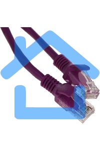 Патч-корд UTP Cablexpert кат.5e, 2м, литой, многожильный, фиолетовый