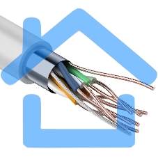 Кабель Rexant (01-0143) Кабель FTP CAT5e 4 пары (305м) 0.51 мм