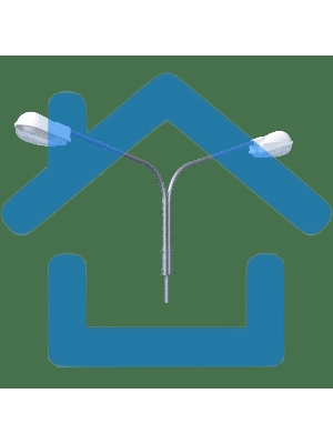 Кронштейн К2К-1.5-1.5-0.1-0.048-(15-180) разборный гор. цинк. Пересвет В00003175