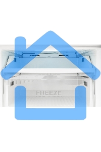 Холодильник Hyundai CC4553F нержавеющая сталь двухкамерный 316/100л морозилка снизу, No Frost