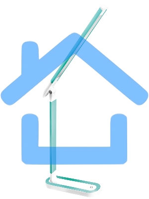 Светильник Camelion KD-845 C16 (14154) настольный на основание мятный 8.5Вт