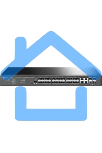 Коммутатор TP-Link JetStream 24-портовый управляемый SFP уровня 2+, 20 гигабитных SFP-портов и 4 гигабитных комбинированных порта SFP/RJ45