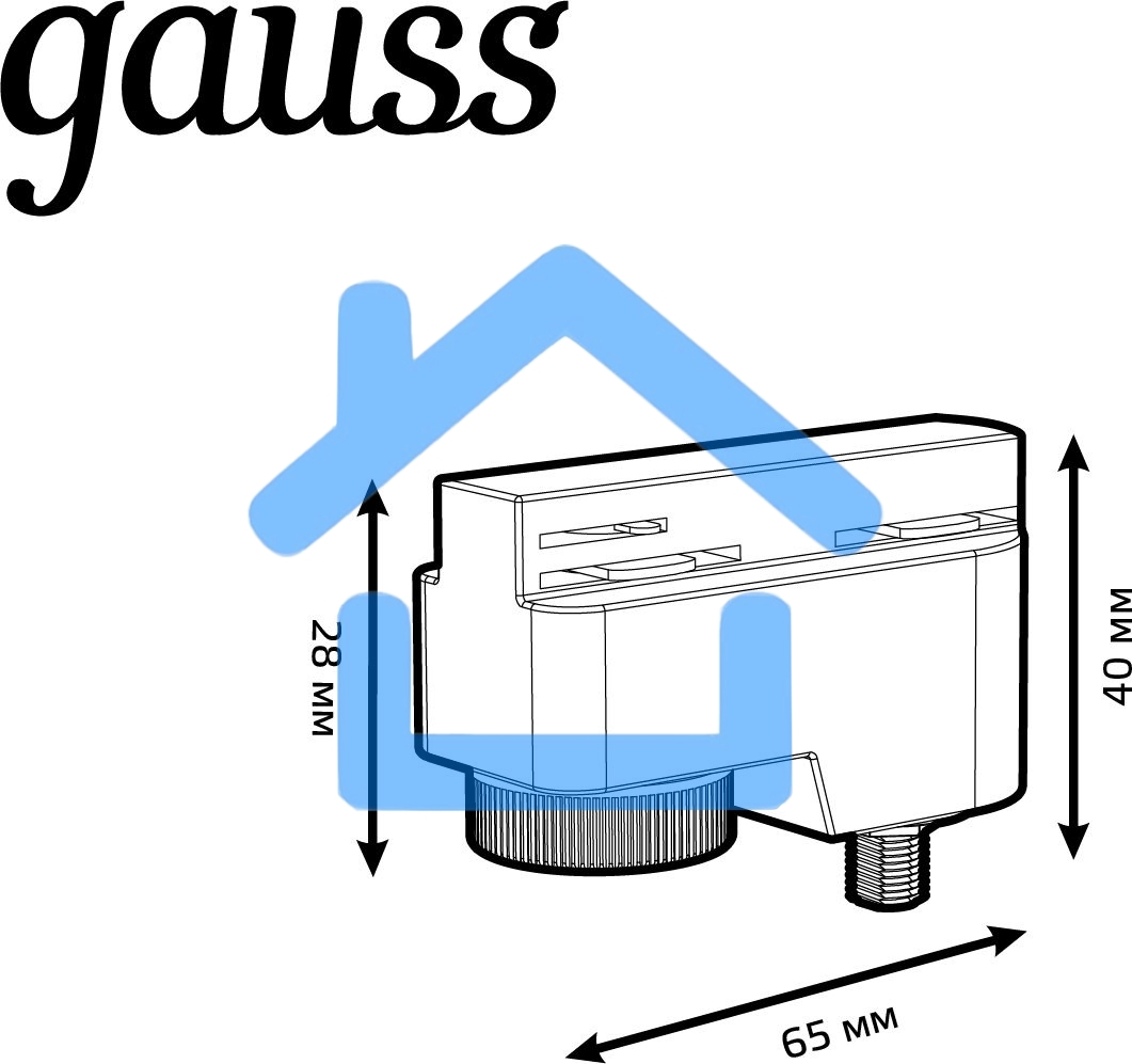 Адаптер Gauss TR122 черный