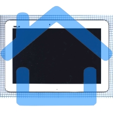 Модуль (матрица + тачскрин) для Asus Transformer Pad TF103C белый с рамкой