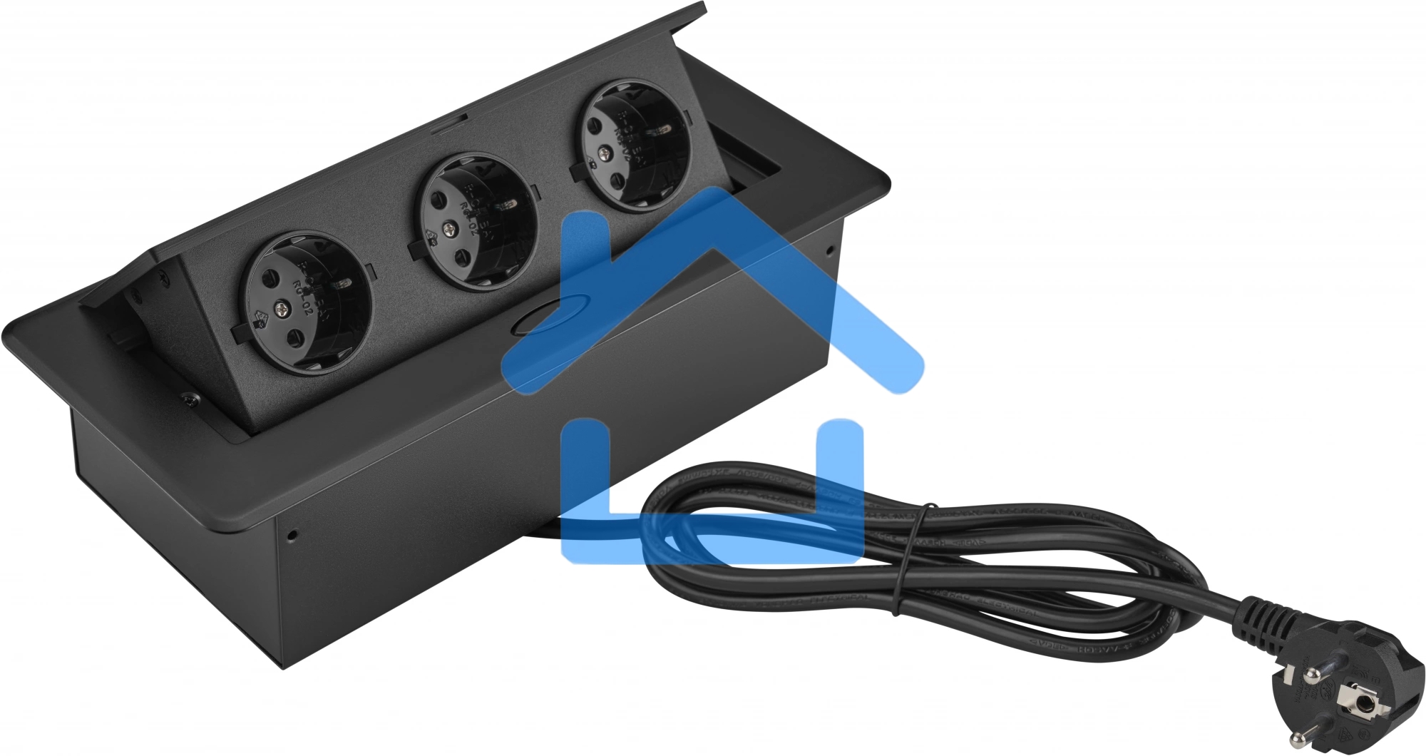 Розетка Cactus CS-SOCKET-EU3-BK для столешницы (уп.:1шт)