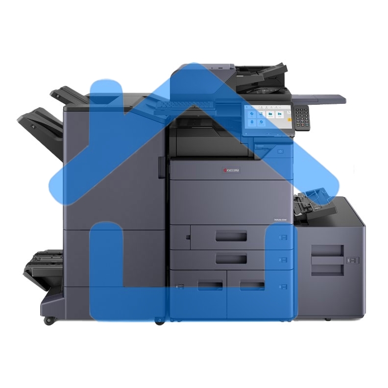 МФУ лазерный Kyocera TASKalfa 5004i Требуется запуск АСЦ (1102YS3NL0), A3, ч/б, печ. до 50 стр/мин. (А4) до 25 стр/мин. (А3), скан. до 80 стр/мин., 1200 x 4800 dpi (печать) 600x600 dpi (скан.), USB, RJ-45, NFC, Air Print, Mopria