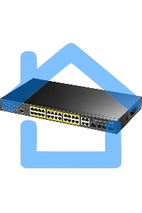 Коммутатор Cudy GS2028PS4-400W 24-Port Layer 2 Managed Gigabit PoE+ Switch with 4 Gigabit Combo Ports, 400W