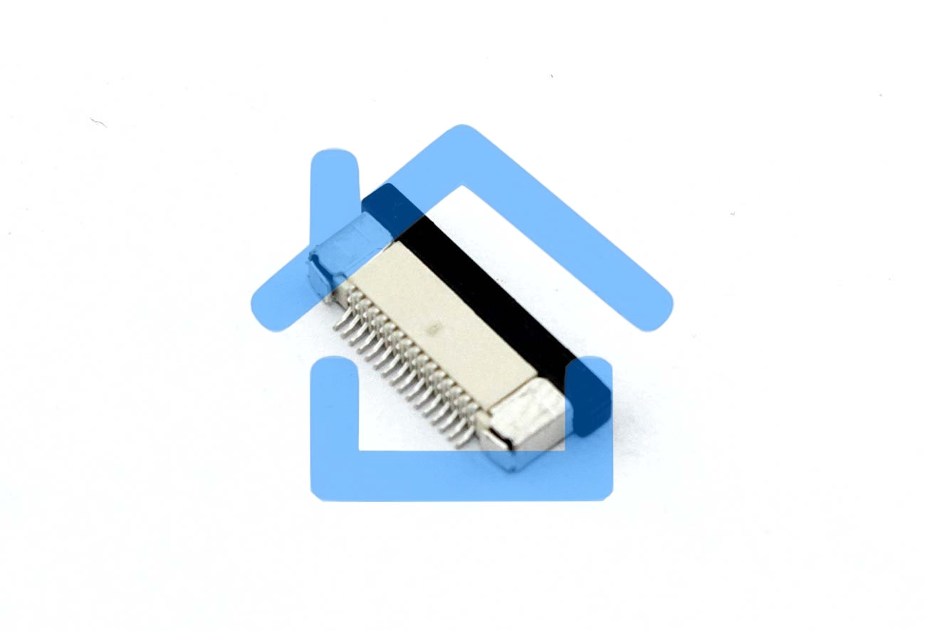 Разъем FPC Half Coverage Bottom Contact 0.5K-BX-16PWB 16 pin высота 2мм шаг 0,5мм
