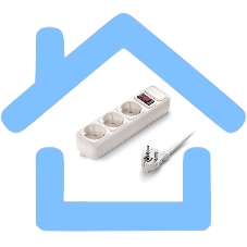 Сетевой фильтр ExeGate EX221181RUS SP-3-3W (3 розетки, 3м, евровилка, белый)