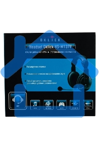 Гарнитура Oklick HS-M137V черный 1.8м мониторы оголовье