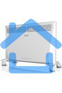 Конвектор Ballu Enzo BEC/EZMR-1500 белый, 1500 Вт, 20 м2, термостат