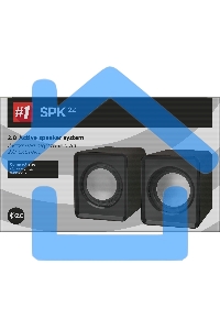 Акустическая система 2.0 Defender #1 SPK 22 черный, 5 Вт, питание от USB