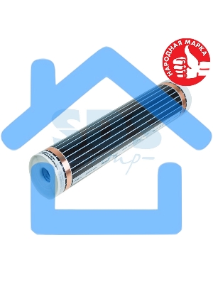 Пленочный теплый пол RXT 310 150 Вт/м2, ширина 100 см, толщина (0,338), (Рулон 100 м) Rexant