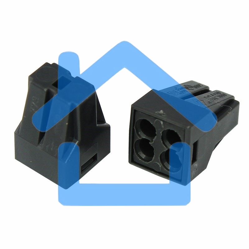 Соединительная клемма с пастой, 4-х проводная до 2,5 мм², (5шт.) Rexant