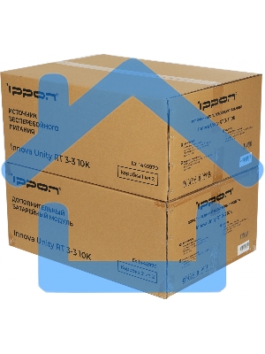 Источник бесперебойного питания Ippon Innova Unity RT 3-3 10K 10000Вт 10000ВА черный