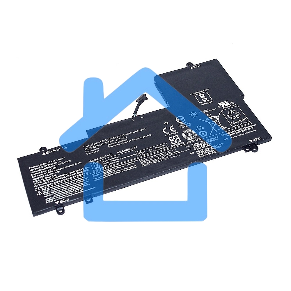 Аккумуляторная батарея для ноутбука Lenovo Yoga 710-14ISK7.6V 52Wh