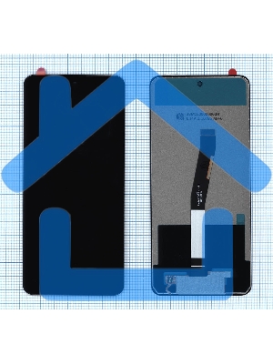 Дисплей для Xiaomi Redmi Note 9S, Redmi Note 9 Pro в сборе с тачскрином (copy) черный