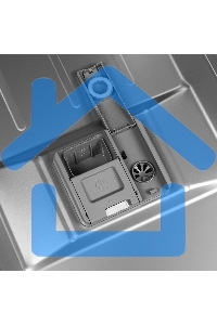 Посудомоечная машина Maunfeld MWF45331S, серебристый, 45 см, 10 компл., 49 дБ, класс A++