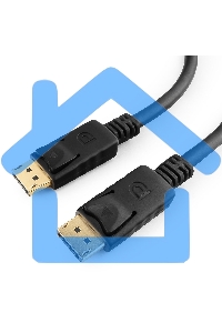 Кабель DisplayPort Gembird/Cablexpert, 1м, 20M/20M, черный, экран, пакет(CC-DP-1M)