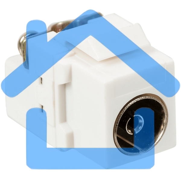 Модуль Keystone, TV-розетка, винтовое соединение, белый