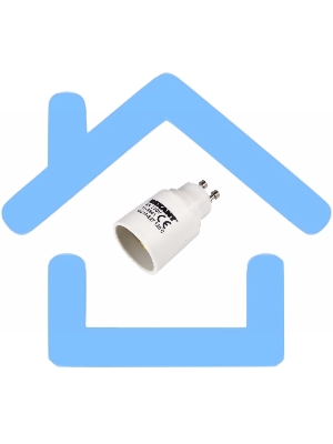 Переходник цокольный GU10-Е27 Rexant