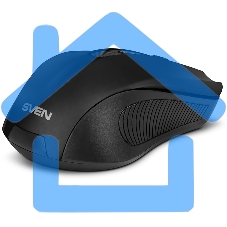 Мышь беспроводная SVEN RX-350W черный, 1400 dpi, радиоканал, USB, кнопки - 6