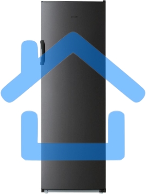 Морозильная камера Atlant M-7204-160, мокрый асфальт, 243л, 7 ящиков