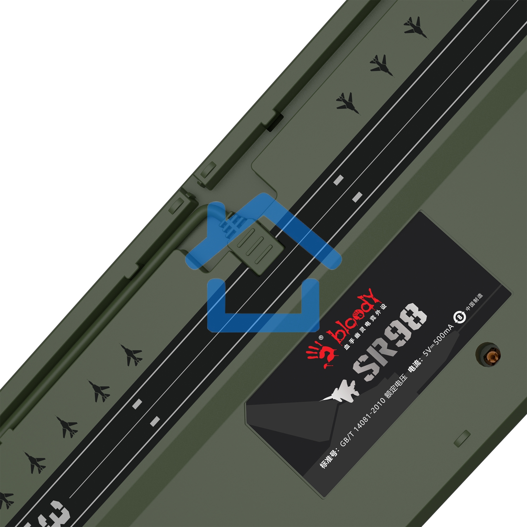 Клавиатура A4Tech Bloody S98 Aviator механическая зеленый USB for gamer LED (S98 AVIATOR)