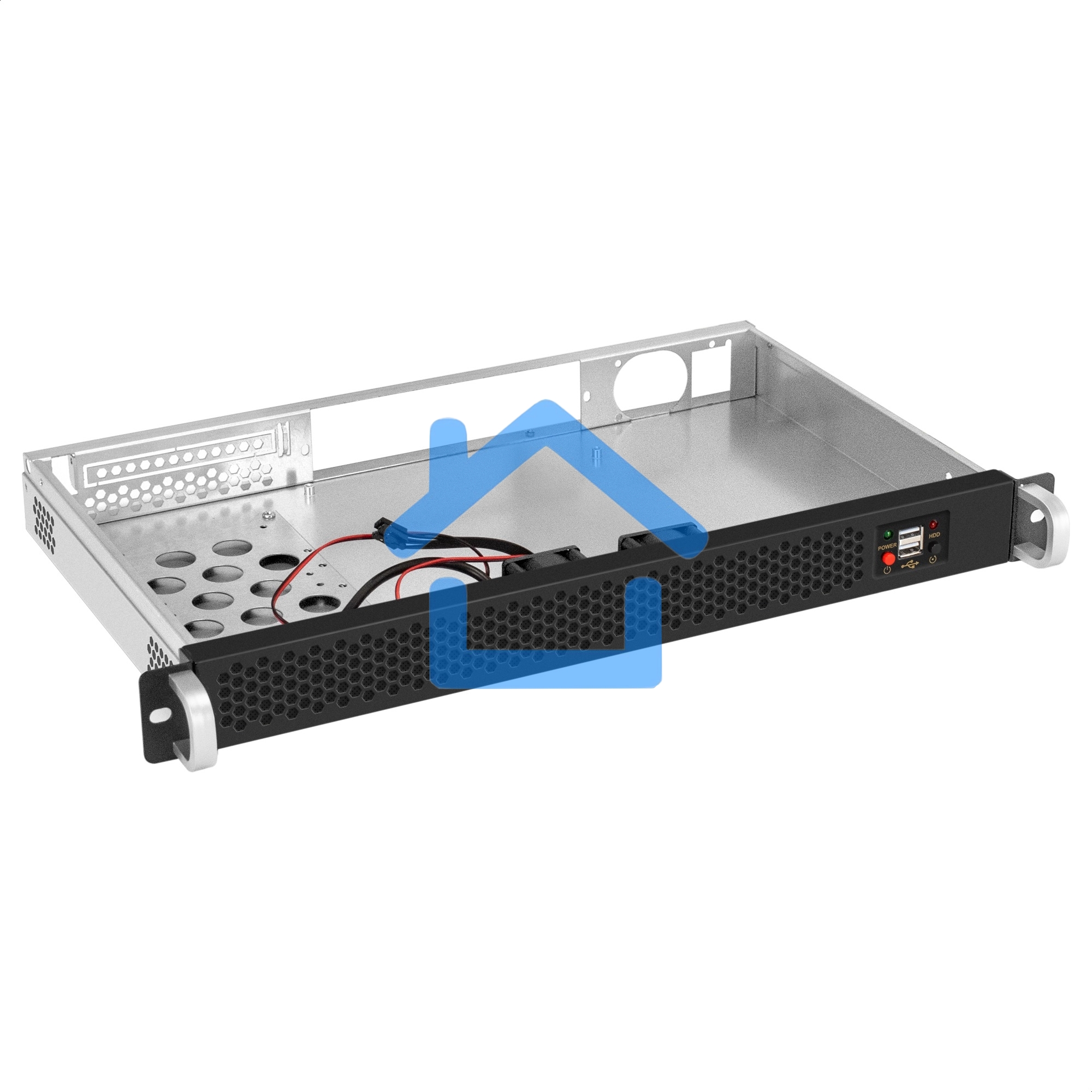 Серверный корпус ExeGate Pro 1U255-01 (RM 19