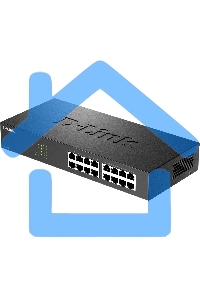 Неуправляемый коммутатор D-Link DES-1016D/I1A с 16 портами 10/100Base-TX