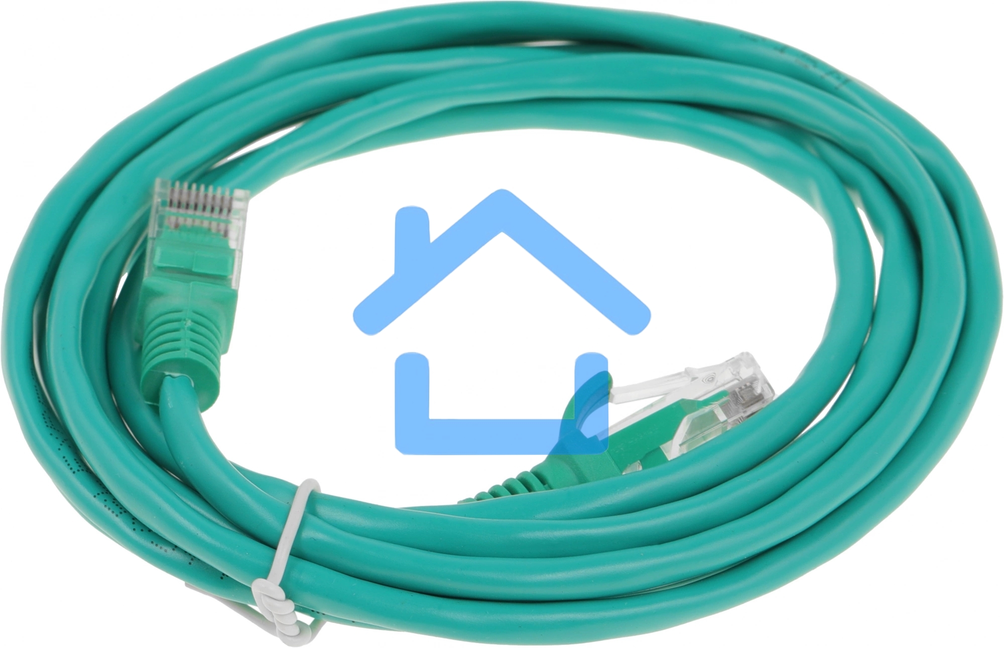 Патч-корд UTP Cablexpert кат.5e, 2м, литой, многожильный (зеленый)