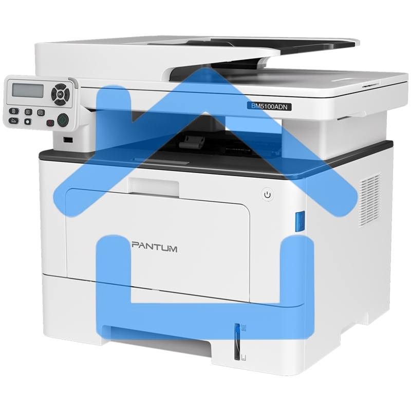 МФУ лазерное Pantum BM5100ADN, A4, ч/б, печ. до 40 стр/мин., скан. до 24 стр/мин., 1200 x 1200 dpi, USB, RJ-45