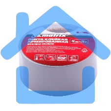 Лента армированная Matrix, влагостойкая, 48мм х 25м, серебристая